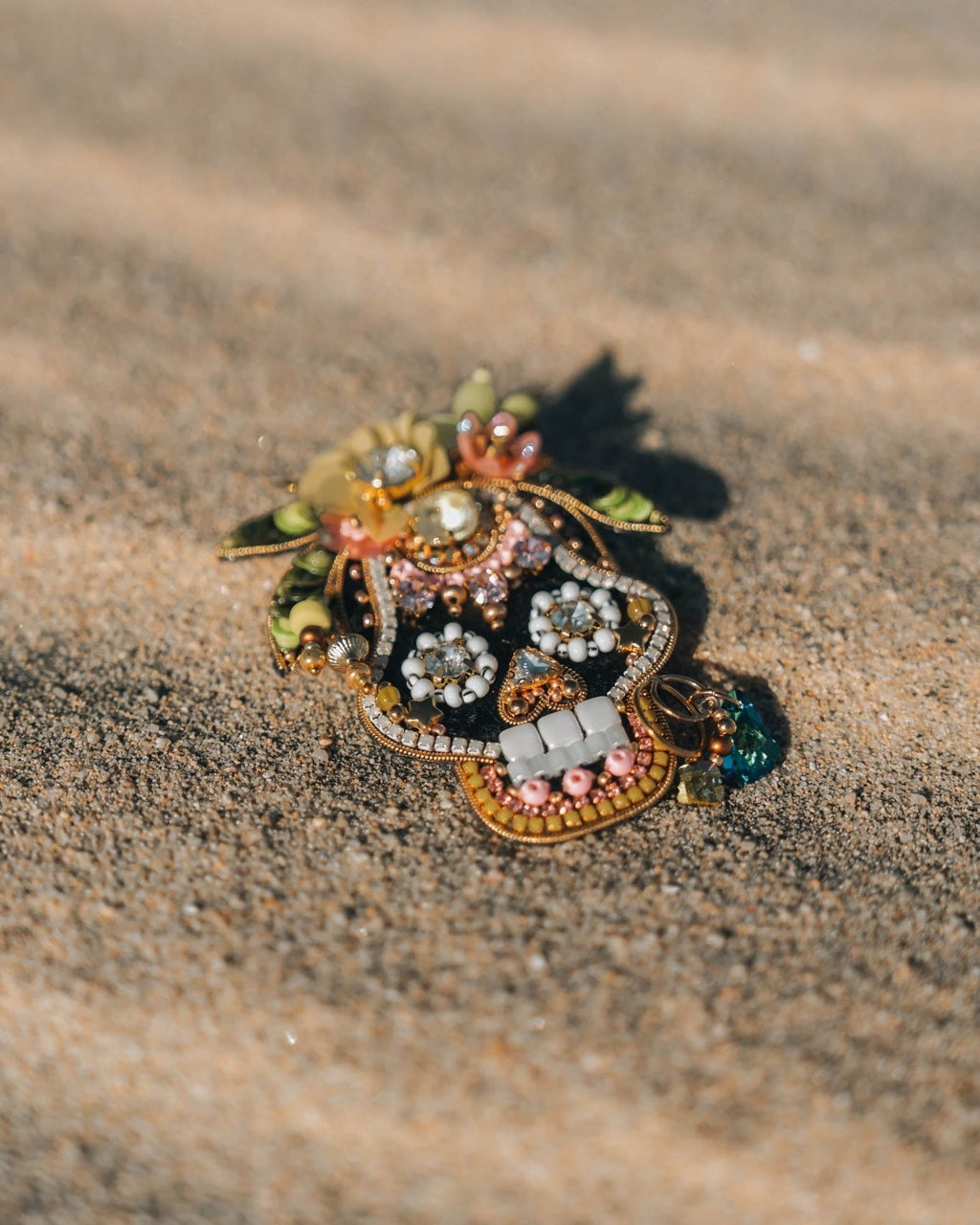 Calavera Brooch - Anne Sidora Unique Poetic gift boutique in Los Cabos
