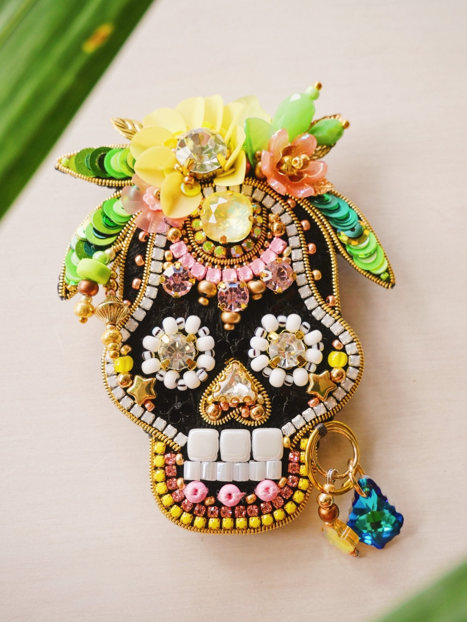Calavera Brooch - Anne Sidora Unique Poetic gift boutique in Los Cabos