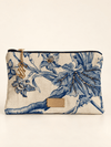 Camelia Pouch, Blue · Edition of 8 - Anne Sidora Unique Poetic gift boutique in Los Cabos