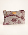 Camelia Pouch, Burgundy · Edition of 8 - Anne Sidora Unique Poetic gift boutique in Los Cabos