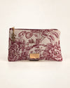 Camelia Pouch, Burgundy · Edition of 8 - Anne Sidora Unique Poetic gift boutique in Los Cabos