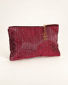 Camelia Pouch, Burgundy · Edition of 8 - Anne Sidora Unique Poetic gift boutique in Los Cabos