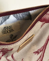 Camelia Pouch, Burgundy · Edition of 8 - Anne Sidora Unique Poetic gift boutique in Los Cabos