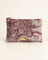 Camelia Pouch, Burgundy · Edition of 8 - Anne Sidora Unique Poetic gift boutique in Los Cabos