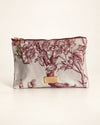 Camelia Pouch, Burgundy · Edition of 8 - Anne Sidora Unique Poetic gift boutique in Los Cabos