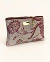 Camelia Pouch, Burgundy · Edition of 8 - Anne Sidora Unique Poetic gift boutique in Los Cabos