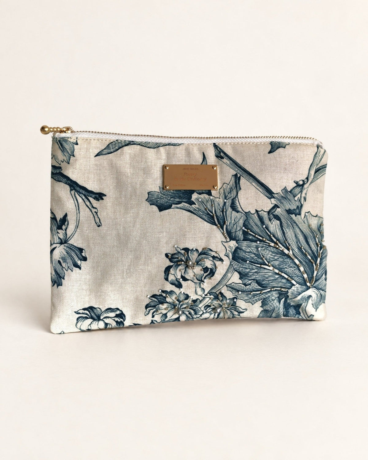 Camelia Pouch, Green · Edition of 8 - Anne Sidora Unique Poetic gift boutique in Los Cabos
