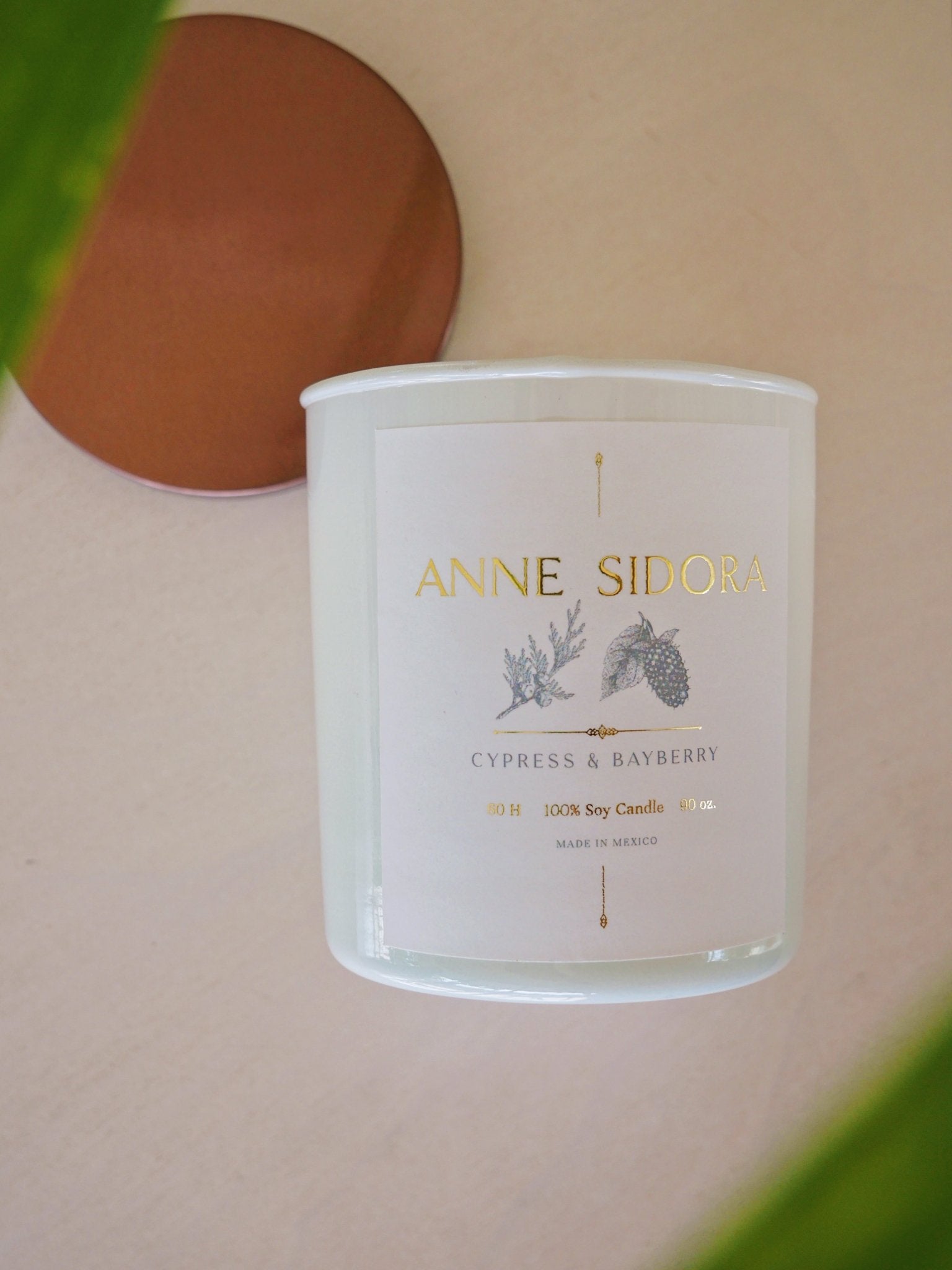 Cypress & Bayberry Candle - Anne Sidora Unique Poetic gift boutique in Los Cabos