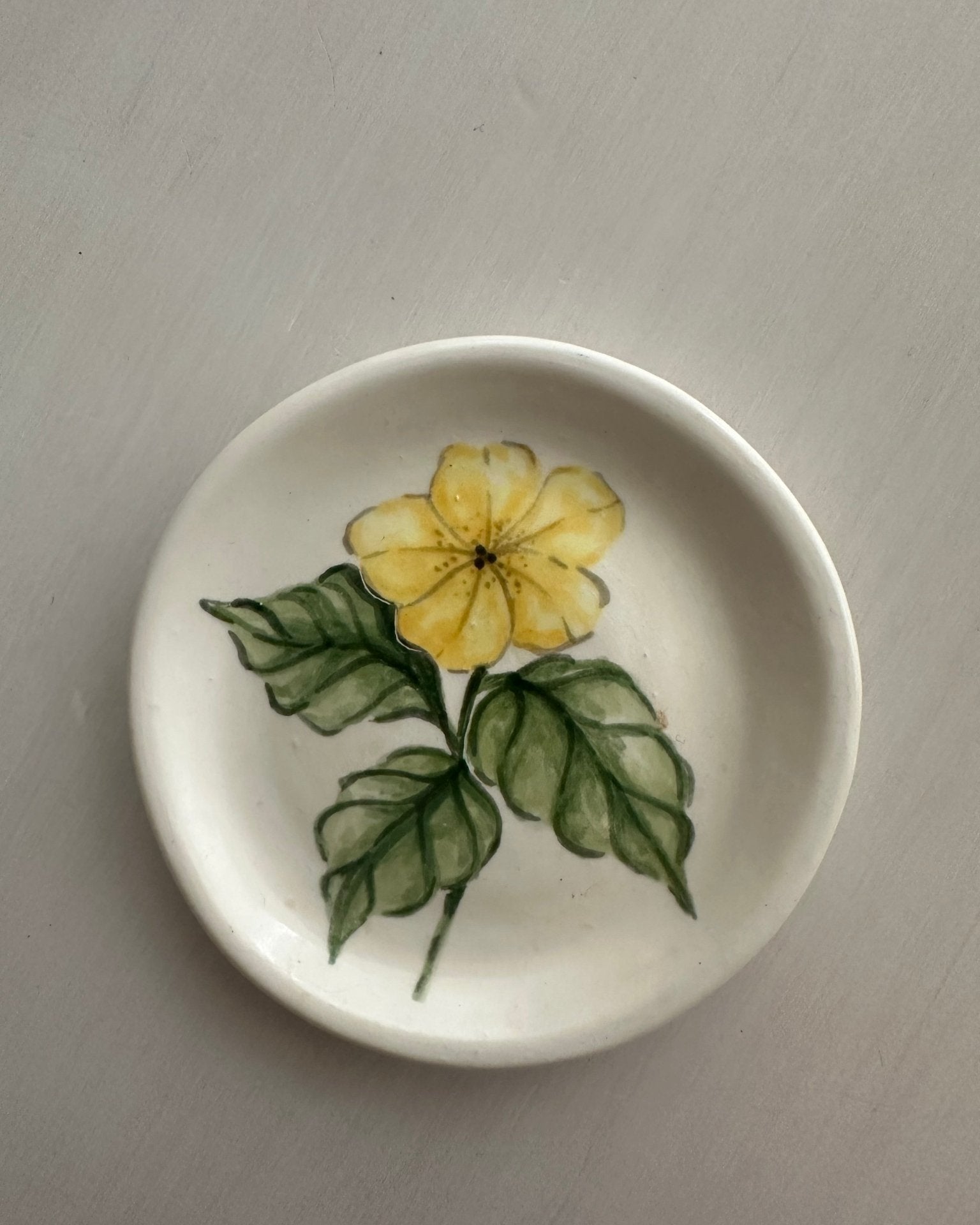 Damiana Accent Plate - Anne Sidora Unique Poetic gift boutique in Los Cabos