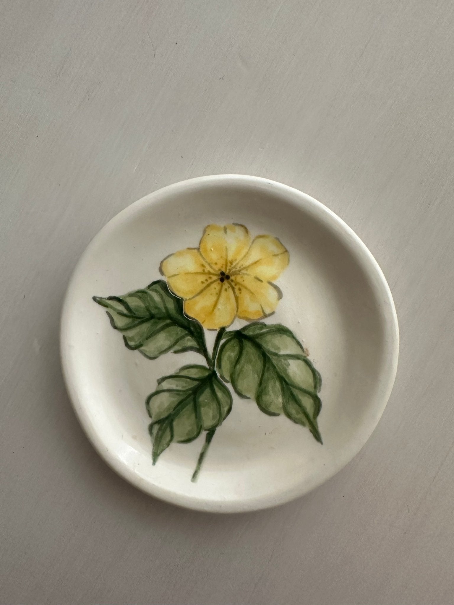 Damiana Accent Plate - Anne Sidora Unique Poetic gift boutique in Los Cabos