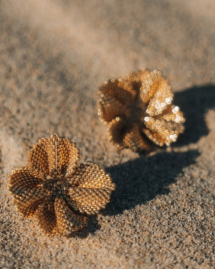 Damiana Blossom Earrings - Anne Sidora Unique Poetic gift boutique in Los Cabos