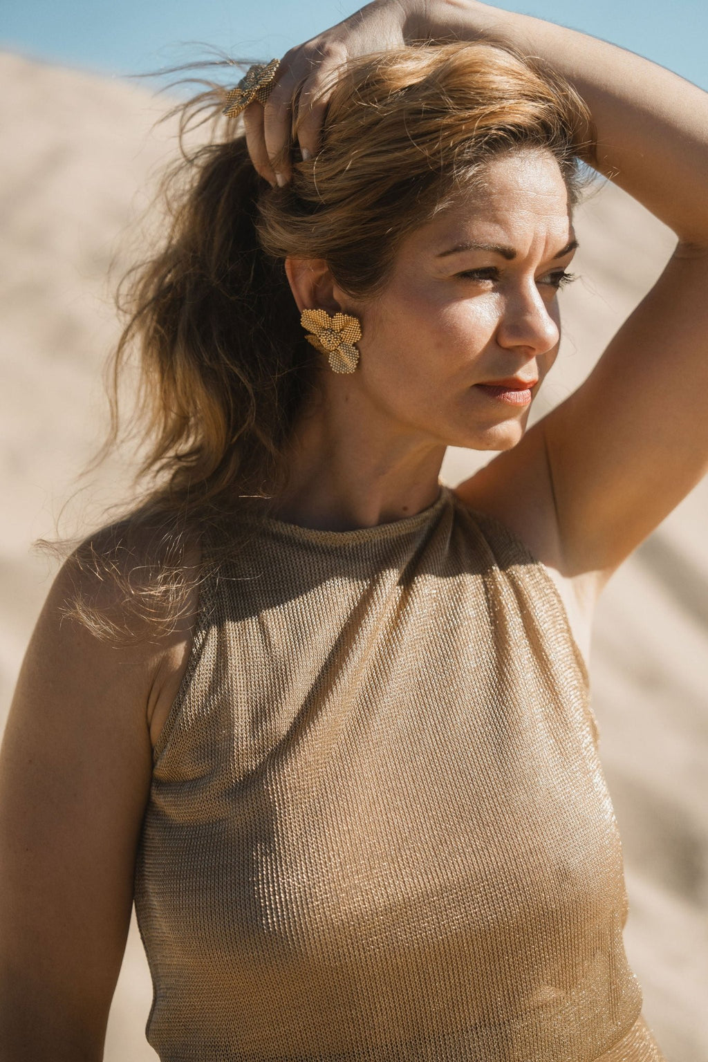 Damiana Blossom Earrings - Anne Sidora Unique Poetic gift boutique in Los Cabos