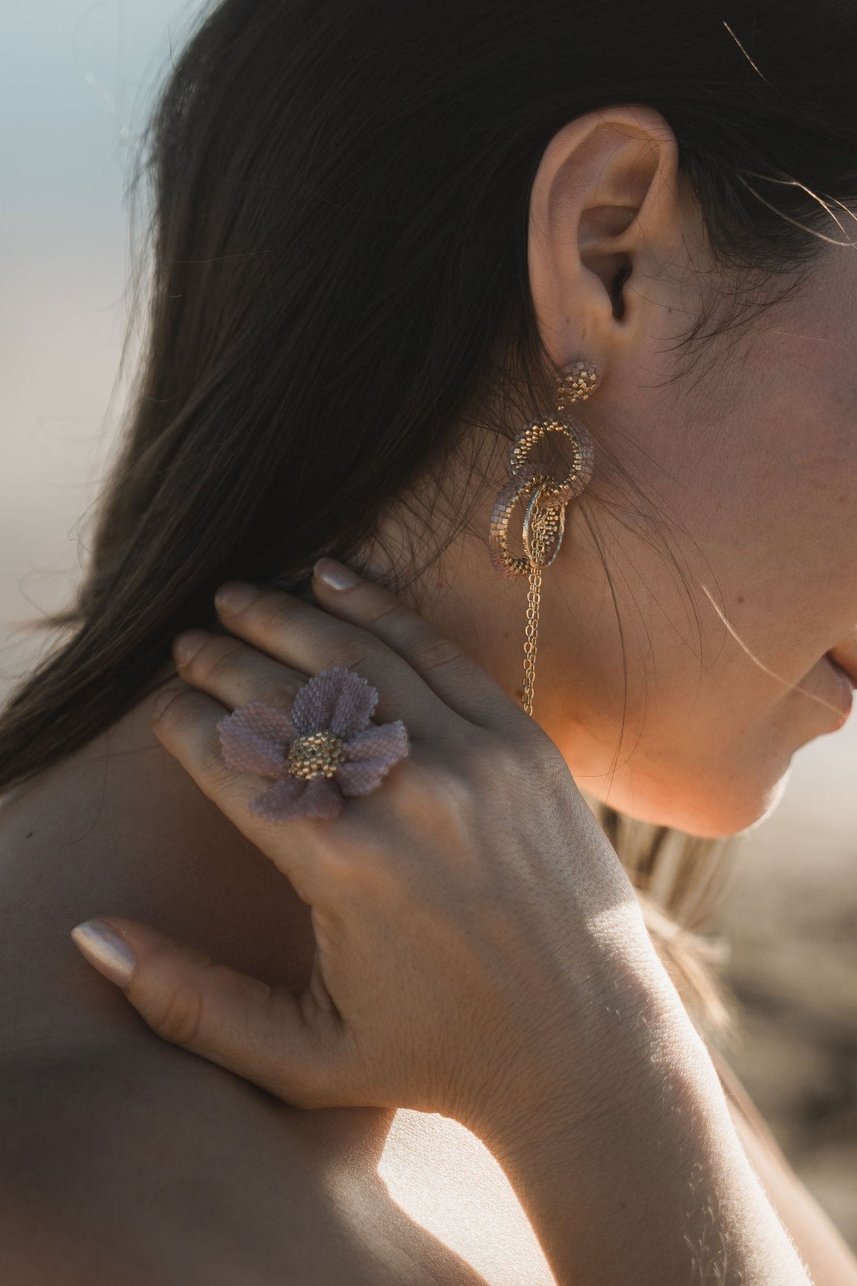 Damiana Rosa Ring - Anne Sidora Unique Poetic gift boutique in Los Cabos