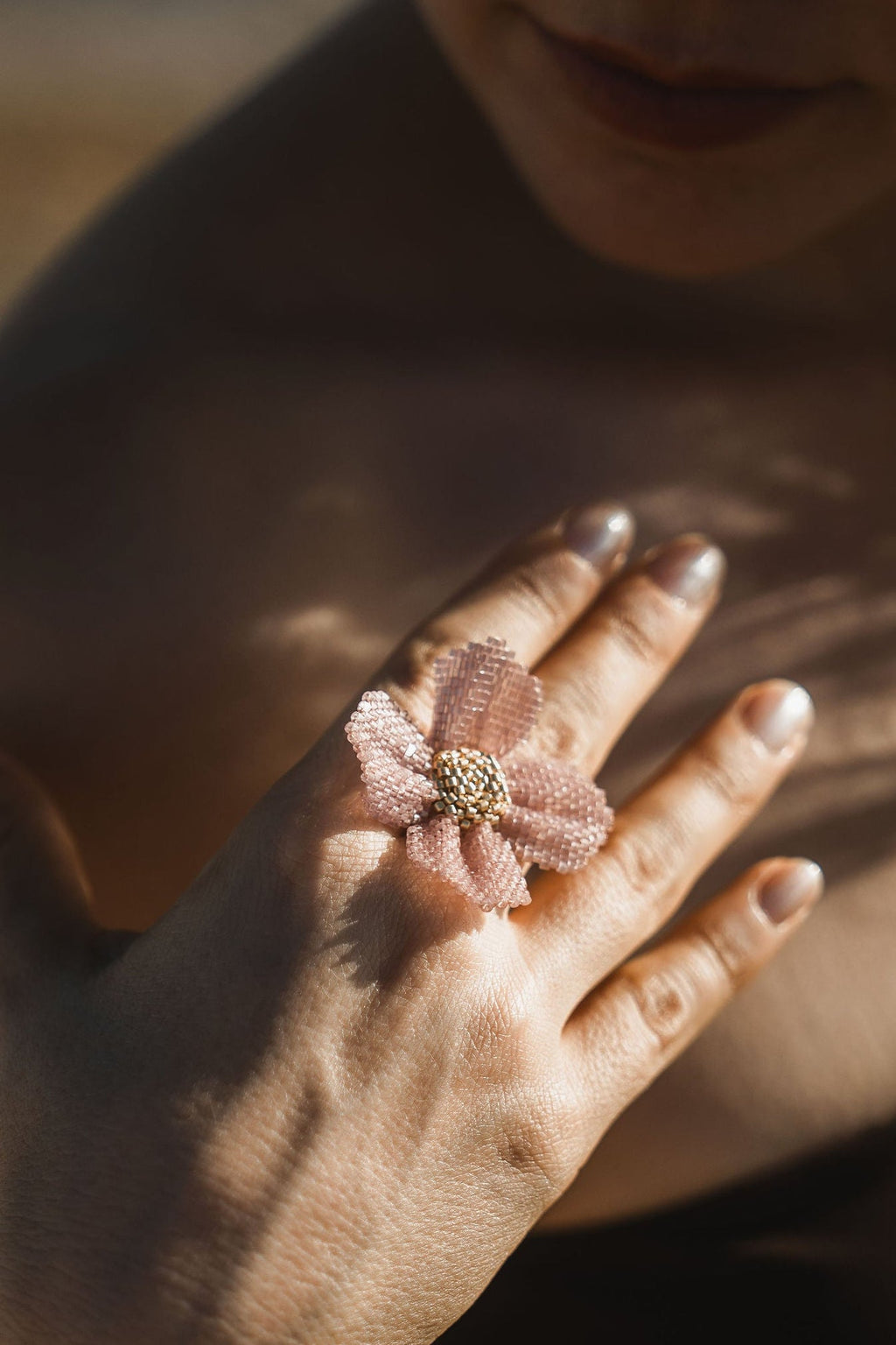 Damiana Rosa Ring - Anne Sidora Unique Poetic gift boutique in Los Cabos
