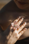 Damiana Rosa Ring - Anne Sidora Unique Poetic gift boutique in Los Cabos