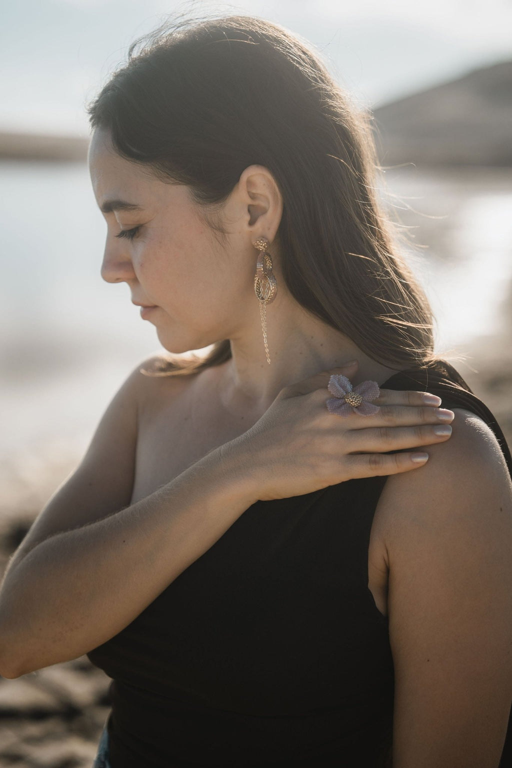 Damiana Rosa Ring - Anne Sidora Unique Poetic gift boutique in Los Cabos