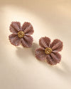 Damiana Violet Earrings - Anne Sidora Unique Poetic gift boutique in Los Cabos