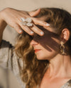 Damiana White Ring - Anne Sidora Unique Poetic gift boutique in Los Cabos