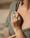 Damiana White Ring - Anne Sidora Unique Poetic gift boutique in Los Cabos