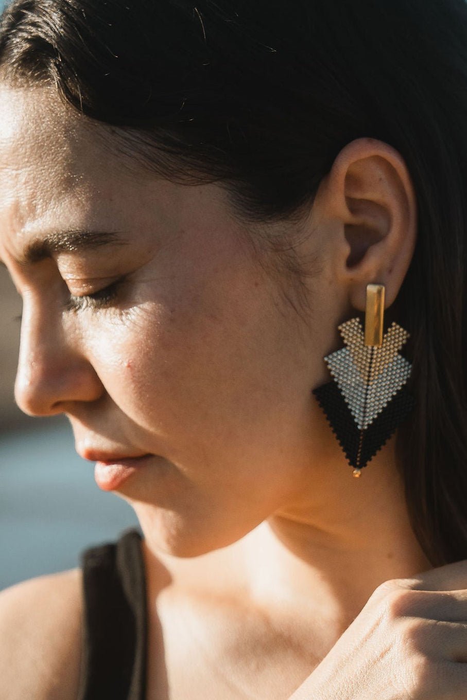 Dawn Arrow Earrings - Anne Sidora Unique Poetic gift boutique in Los Cabos