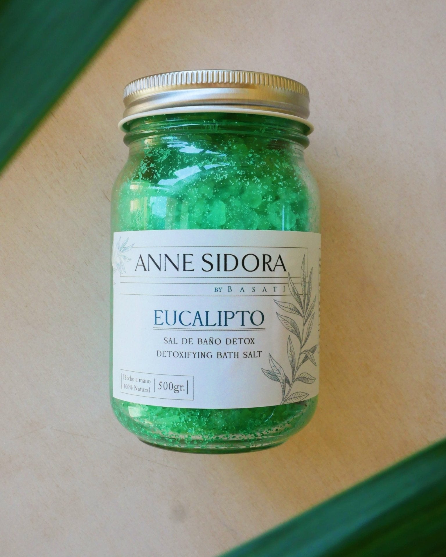 Detoxifying Eucalyptus Bath Salts - Anne Sidora Unique Poetic gift boutique in Los Cabos