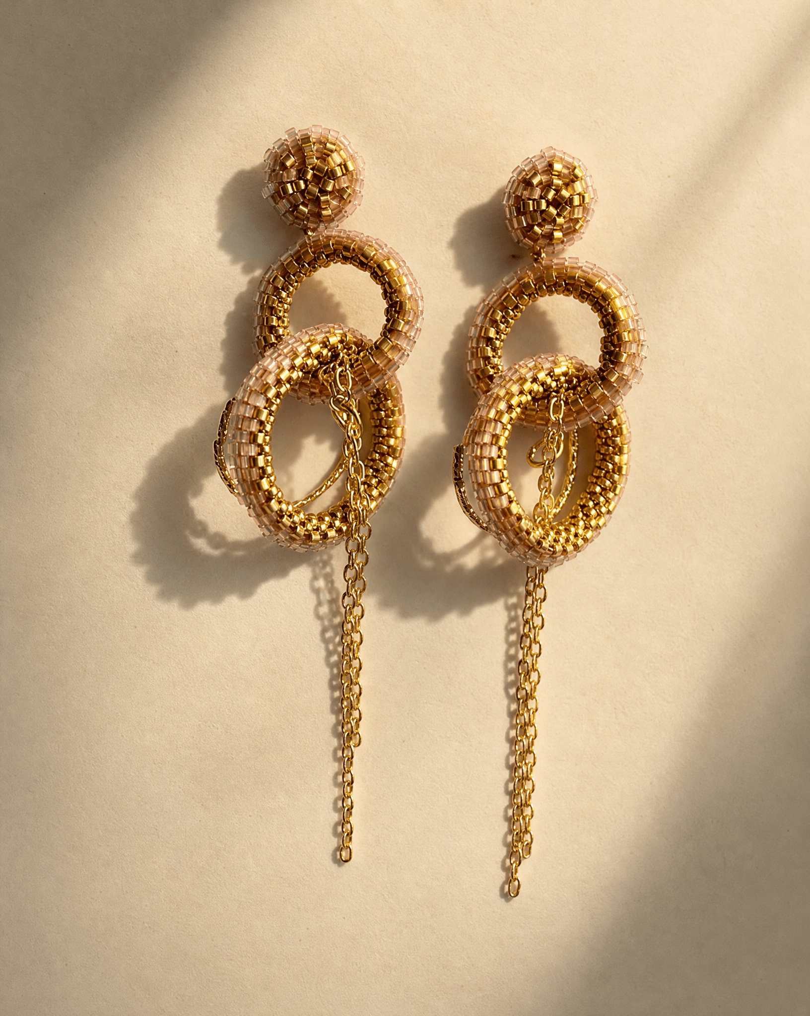 Eclipse Rosa Earrings - Anne Sidora Unique Poetic gift boutique in Los Cabos