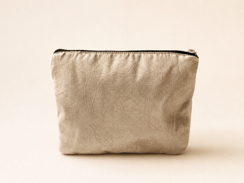 Embroidered Rosa Pouch - Anne Sidora Unique Poetic gift boutique in Los Cabos