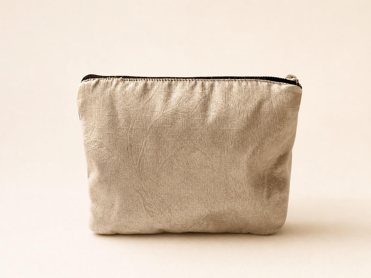 Embroidered Rosa Pouch - Anne Sidora Unique Poetic gift boutique in Los Cabos