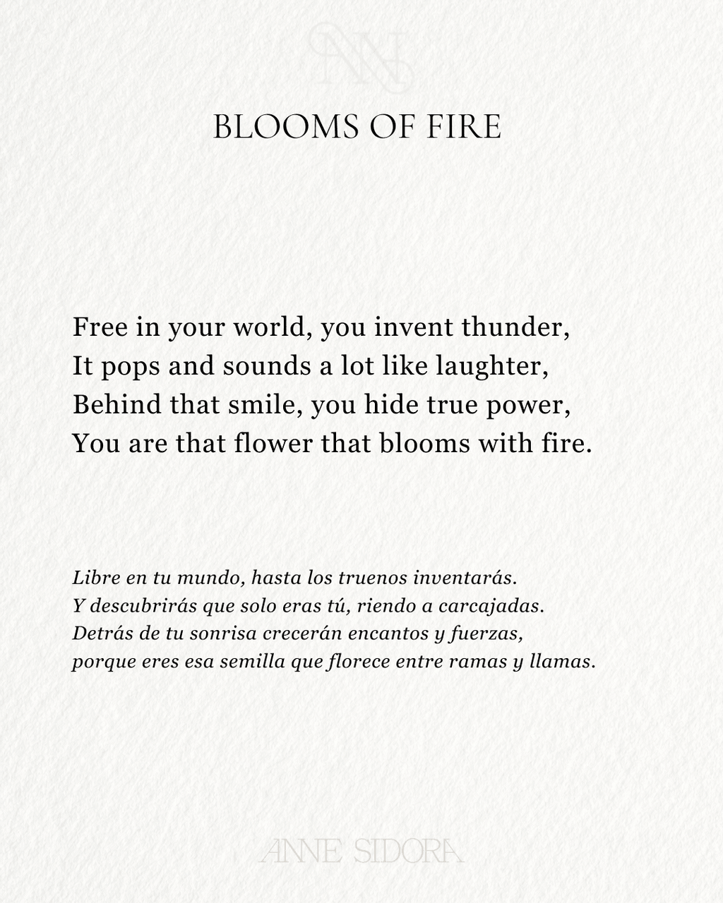 Fire Bloom Hand - Painted Folding Fan - Anne Sidora Unique Poetic gift boutique in Los Cabos