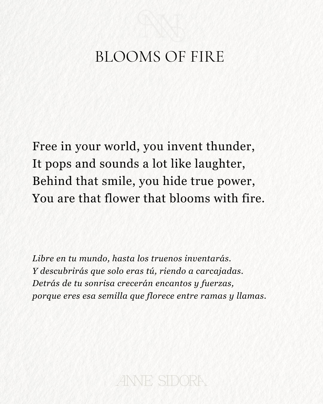 Fire Bloom Hand - Painted Folding Fan - Anne Sidora Unique Poetic gift boutique in Los Cabos