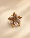 Flor del Alba Beige Ring - Anne Sidora Unique Poetic gift boutique in Los Cabos