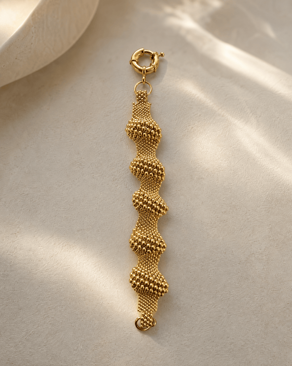 Golden Bracelet - Anne Sidora Unique Poetic gift boutique in Los Cabos