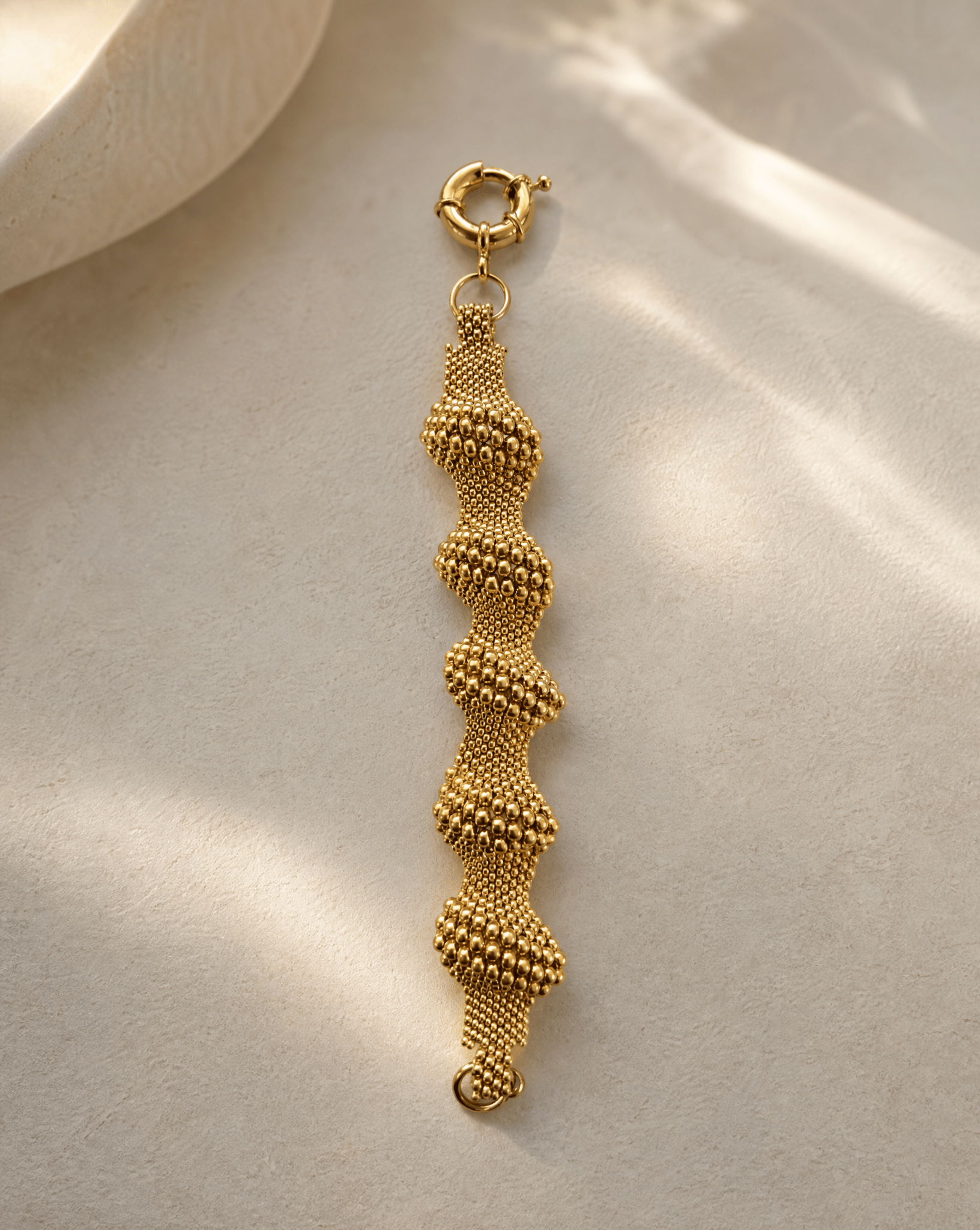 Golden Bracelet - Anne Sidora Unique Poetic gift boutique in Los Cabos
