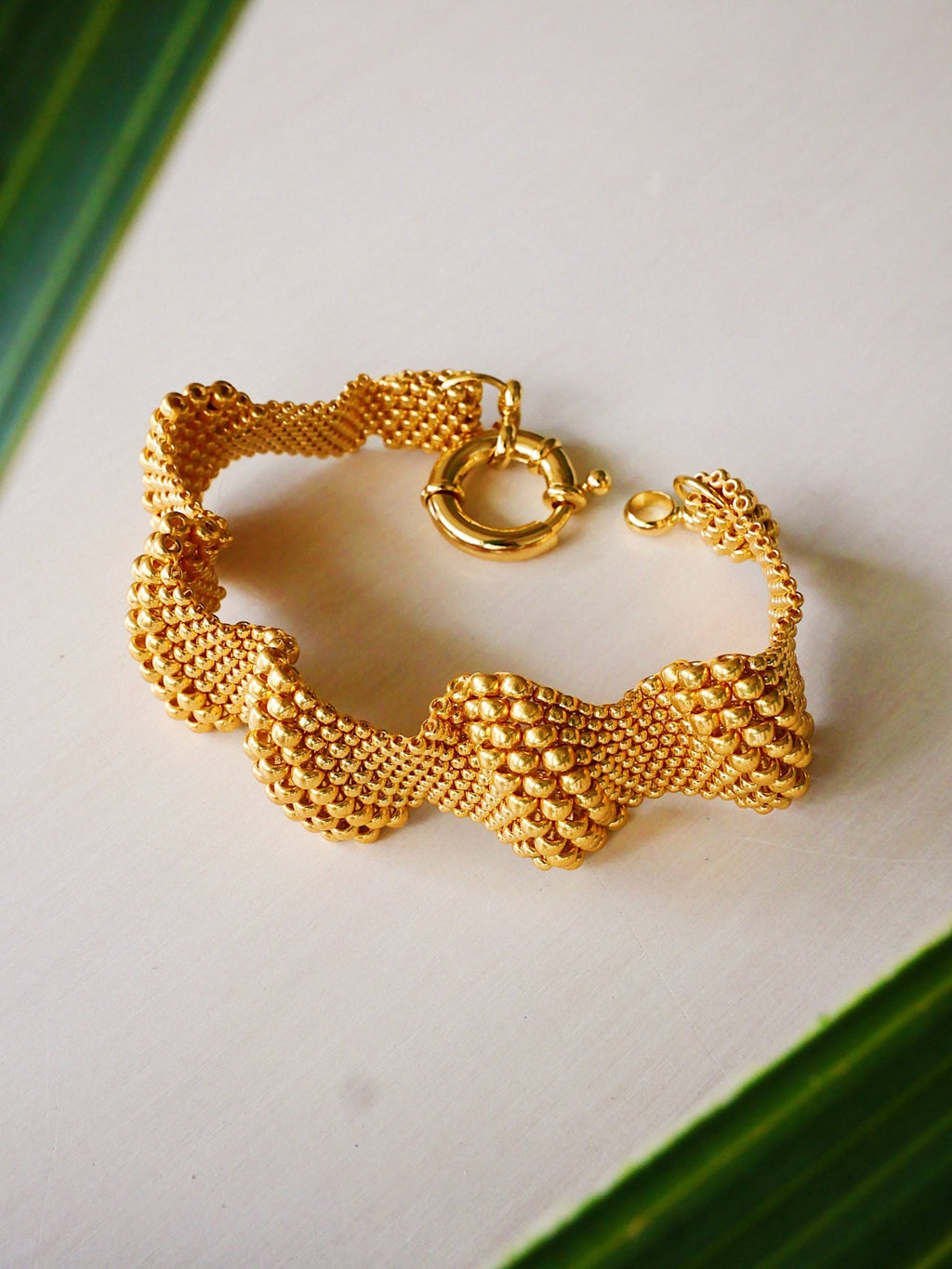 Golden Bracelet - Anne Sidora Unique Poetic gift boutique in Los Cabos