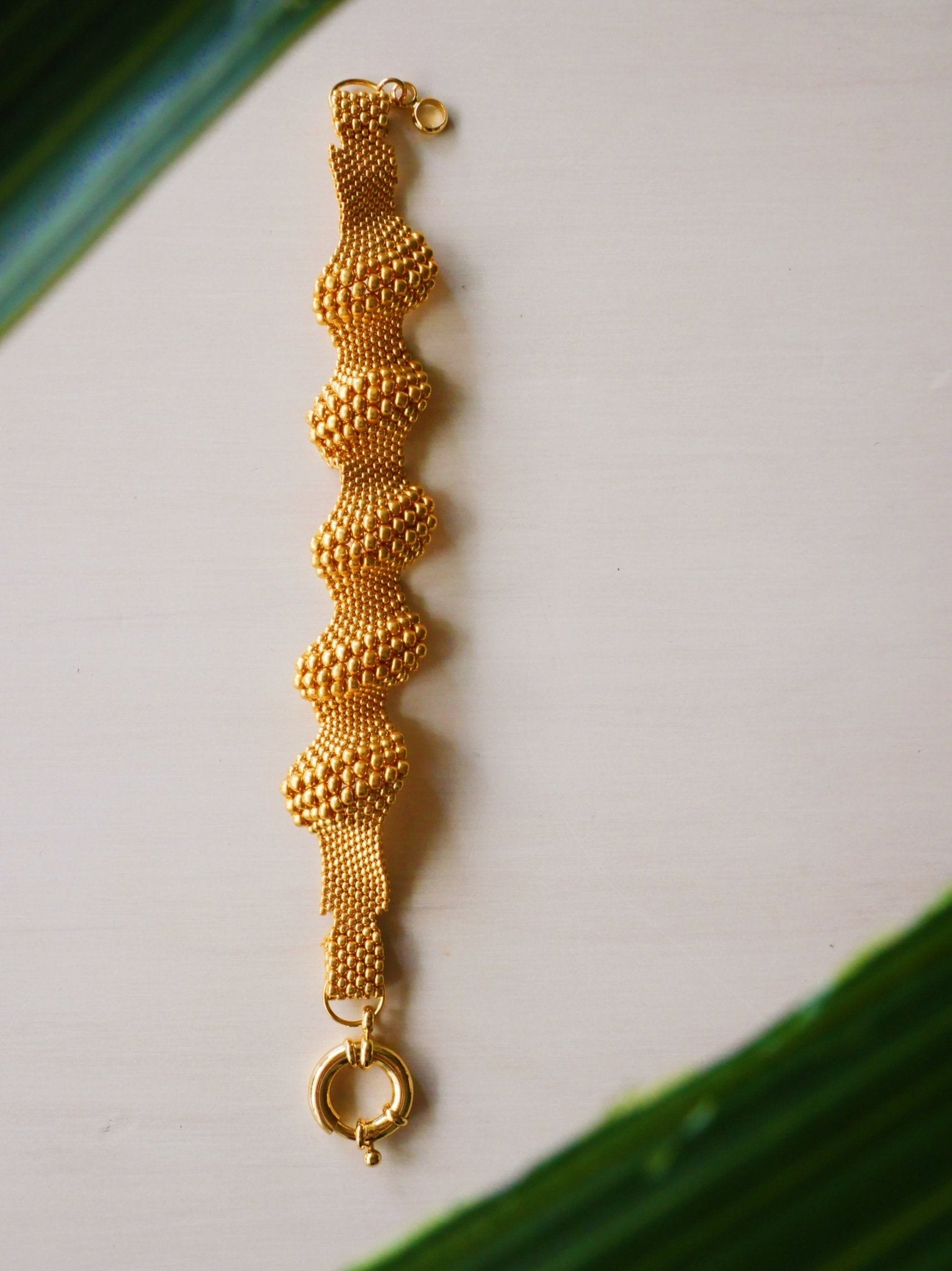 Golden Bracelet - Anne Sidora Unique Poetic gift boutique in Los Cabos