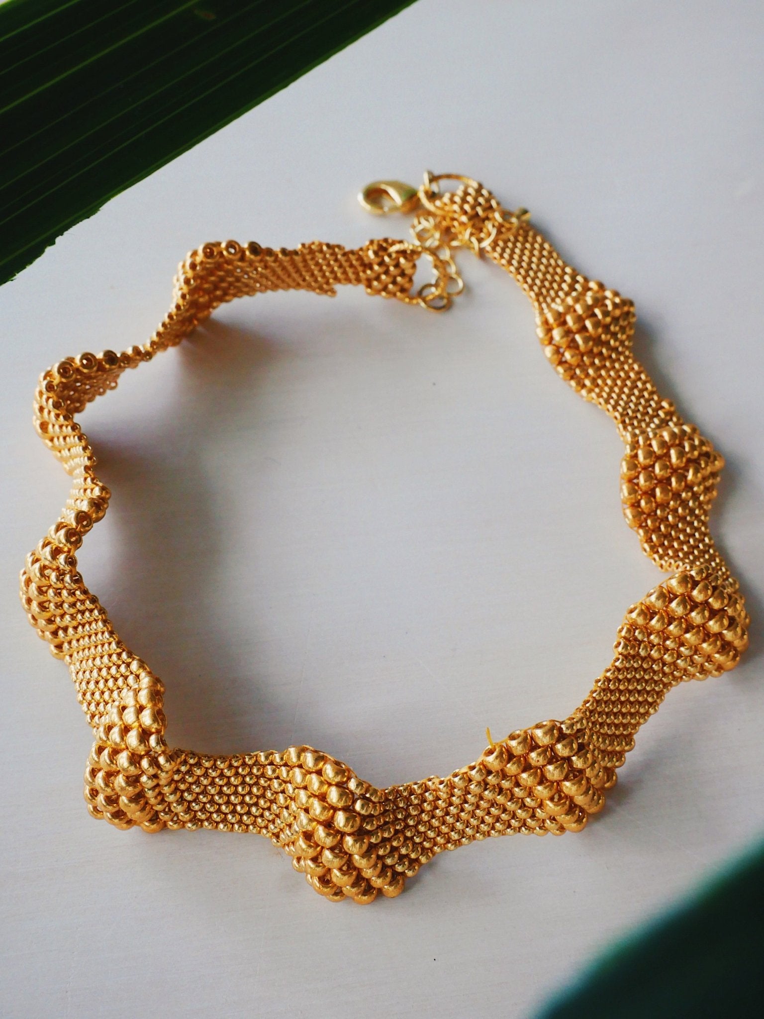 Golden Choker - Anne Sidora Unique Poetic gift boutique in Los Cabos