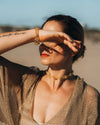 Golden Choker - Anne Sidora Unique Poetic gift boutique in Los Cabos