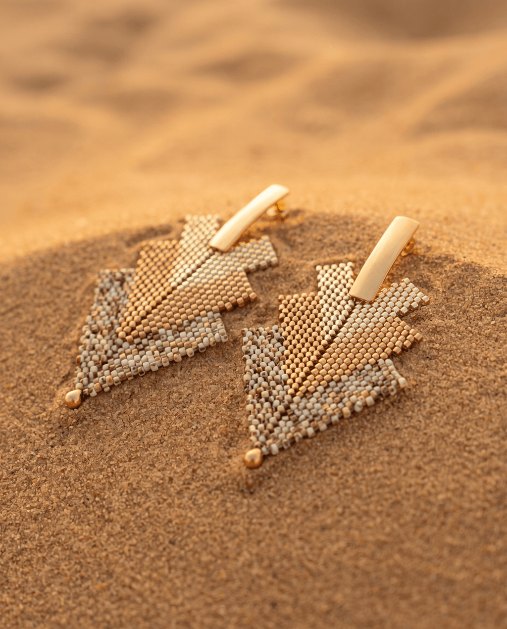 Golden Hour Arrow Earrings - Anne Sidora Unique Poetic gift boutique in Los Cabos