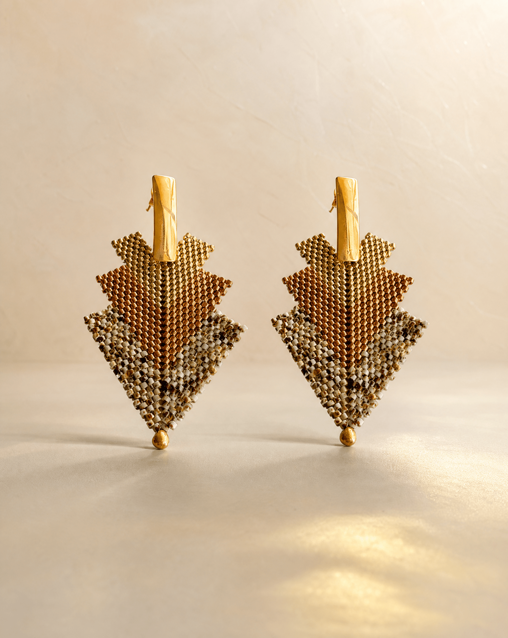 Golden Hour Arrow Earrings - Anne Sidora Unique Poetic gift boutique in Los Cabos