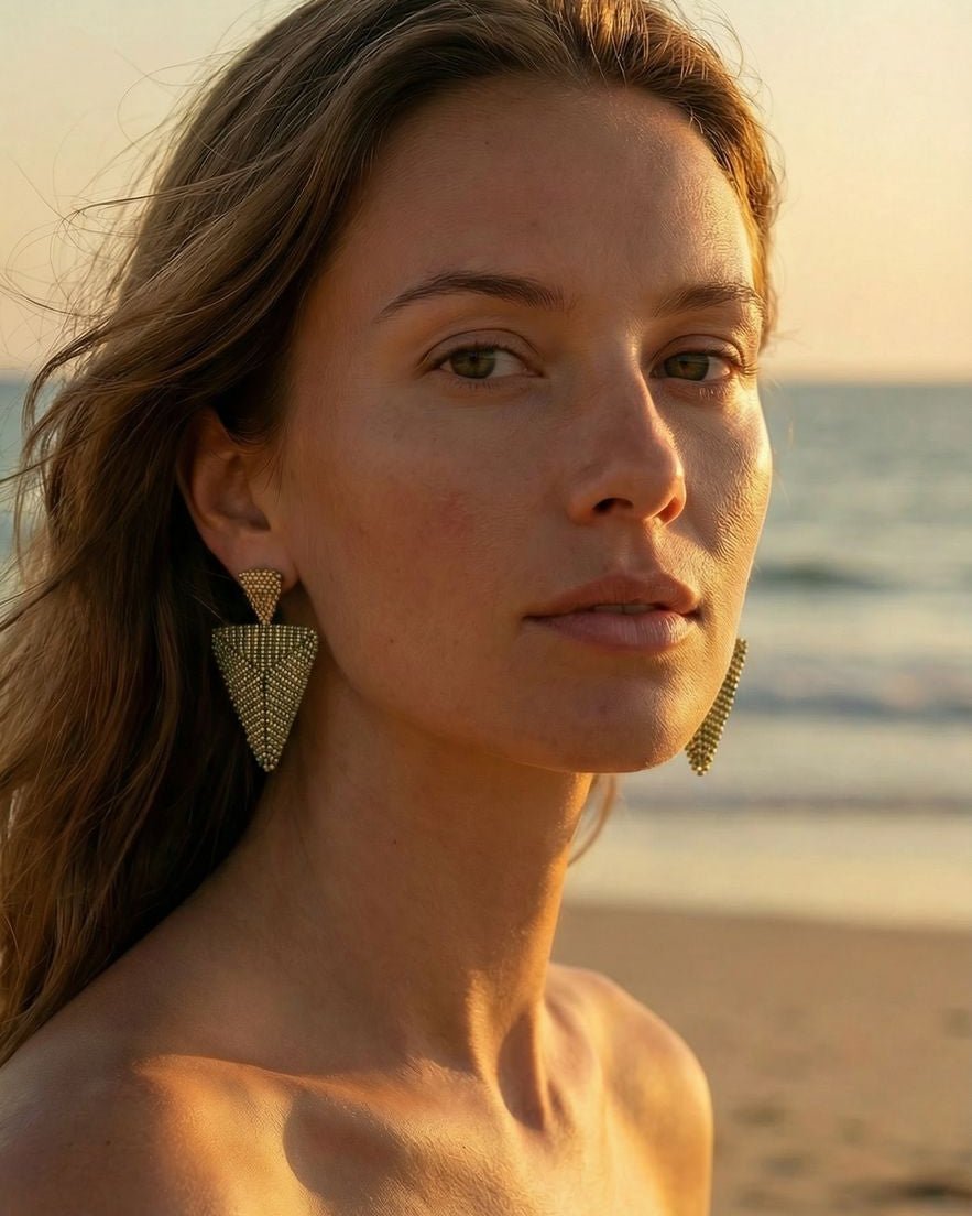 Helia Earrings - Anne Sidora Unique Poetic gift boutique in Los Cabos