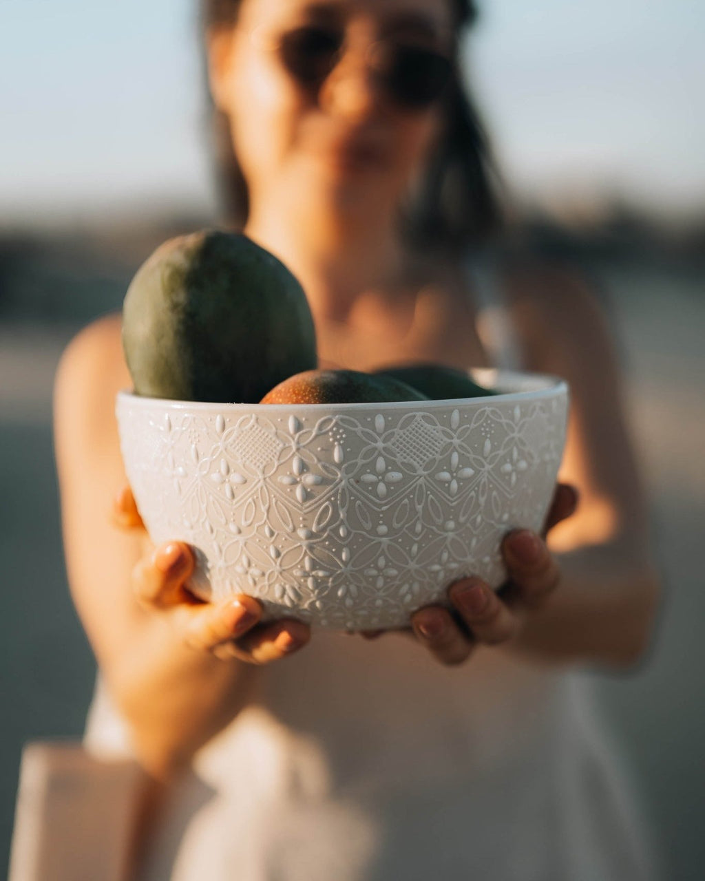 Infinite White Bowl - Anne Sidora Unique Poetic gift boutique in Los Cabos