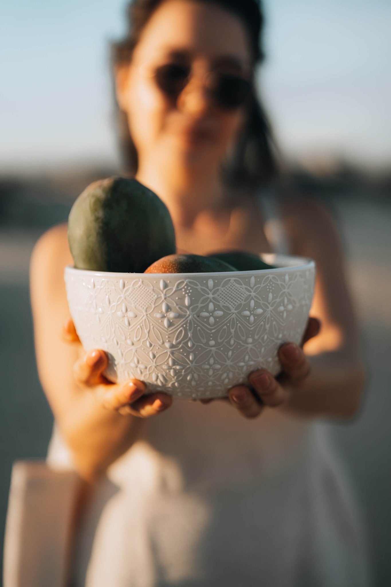 Infinite White Bowl - Anne Sidora Unique Poetic gift boutique in Los Cabos