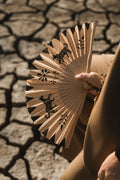 Jaguar Hand - Painted Folding Fan - Anne Sidora Unique Poetic gift boutique in Los Cabos