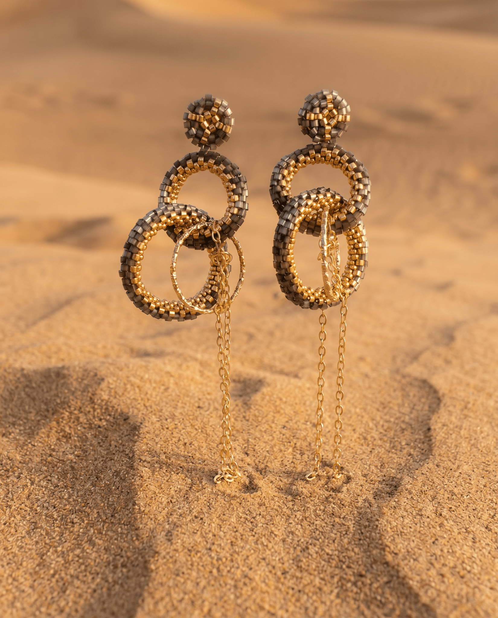 Luna de Plata Earrings - Anne Sidora Unique Poetic gift boutique in Los Cabos
