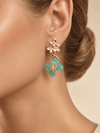 Mil Flores Turquesa Earrings - Anne Sidora Unique Poetic gift boutique in Los Cabos