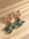 Mil Flores Turquesa Earrings - Anne Sidora Unique Poetic gift boutique in Los Cabos