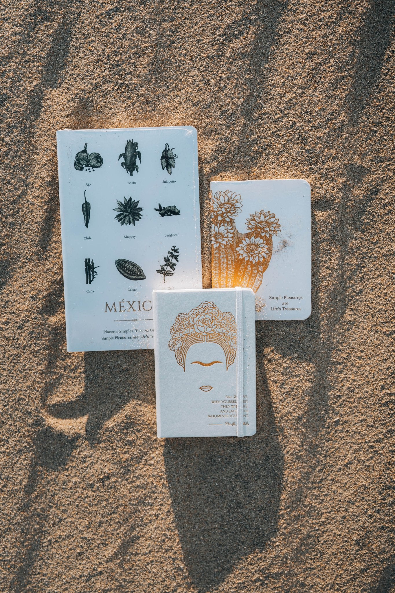 Notebook Trio - Anne Sidora Unique Poetic gift boutique in Los Cabos