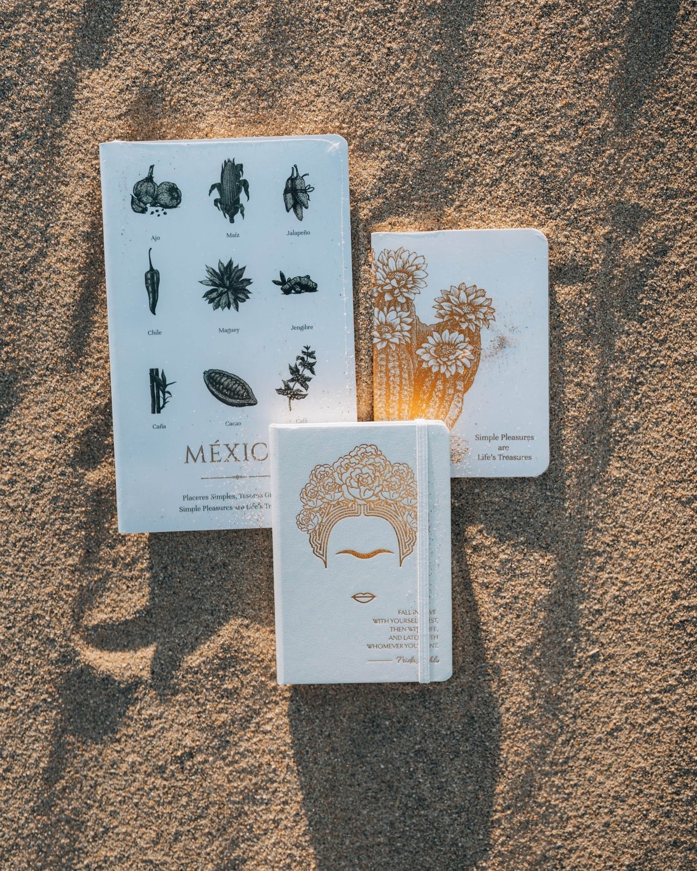 Notebook Trio - Anne Sidora Unique Poetic gift boutique in Los Cabos