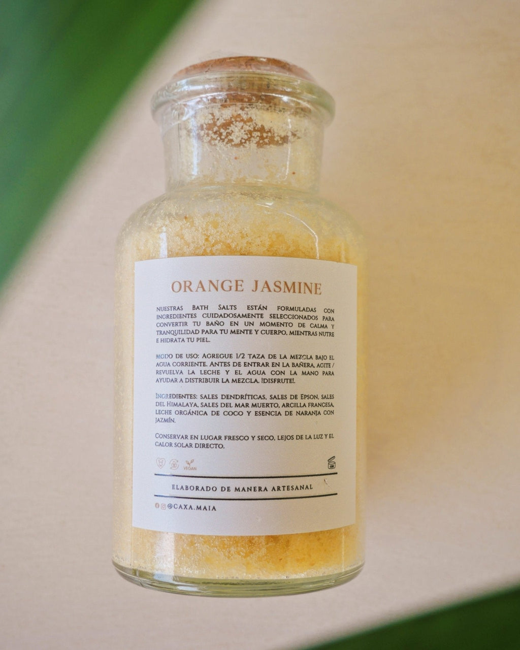 Orange Jasmine Bath Salts - Anne Sidora Unique Poetic gift boutique in Los Cabos