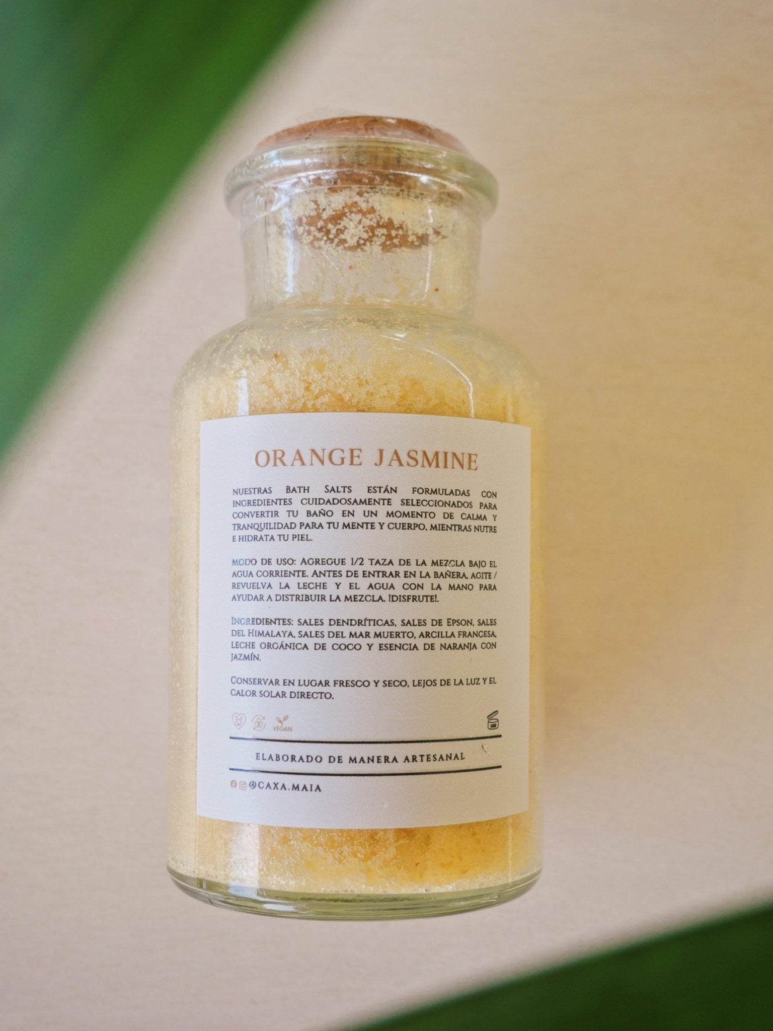 Orange Jasmine Bath Salts - Anne Sidora Unique Poetic gift boutique in Los Cabos